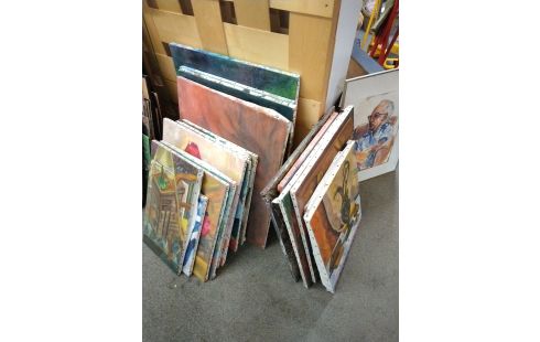 HUILE SUR TOILE DIVERS