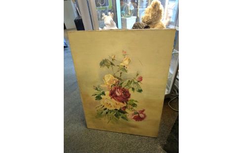 HUILE SUR TOILE LACOMBE ROSES