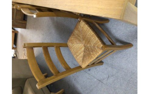 4 CHAISES PIN FONCE PAILLAGE