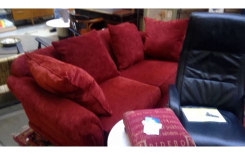 ZITBANK FLUWEEL 1X2,5/+4KUSSEN