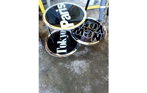 TABLE BASSE 3 PLATEAUX