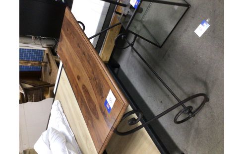 CONSOLE CHENE FER FORGE