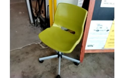 CHAISE DE BUREAU COQUE VERTE