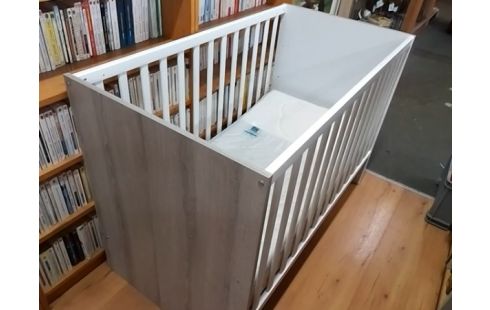 LIT BEBE EVOLUTIF AVEC MATELAS 60x120