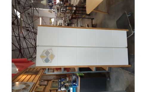 VESTIAIRE 2 PORTES BOIS