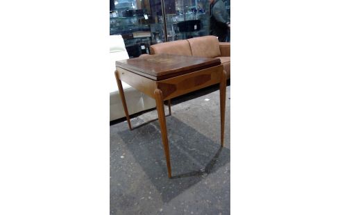 TABLE DE JEU  MARQUETERIE