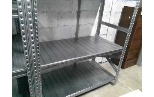 ETAGERE METALLIQUE L128 P62 H190