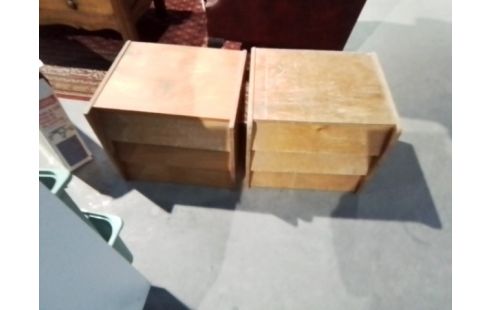 MEULE 3 TIROIRS EN BOIS