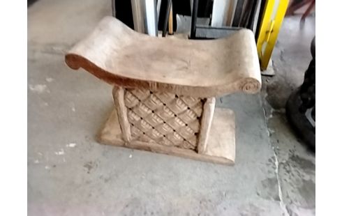 BANC SIEGE BOIS EXOTIQUE