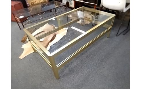 TABLE BASSE VERRE