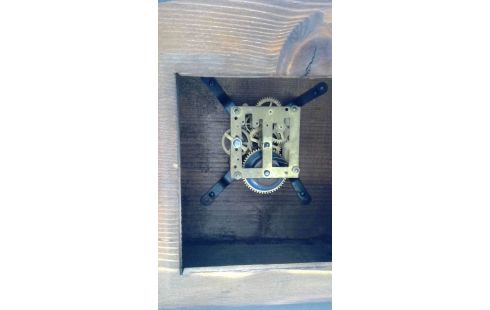 HORLOGE, , BOIS ART DECO.