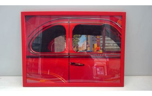 PÓSTER, , COCHE ROJO