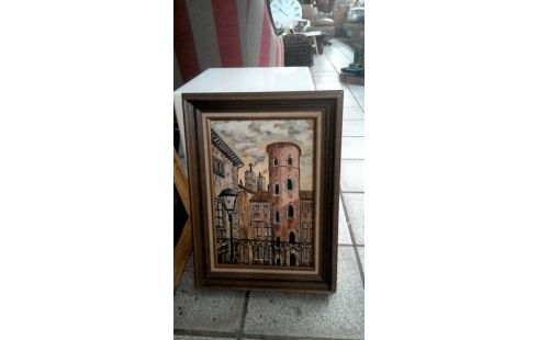 ÓLEO SOBRE LIENZO ROSA