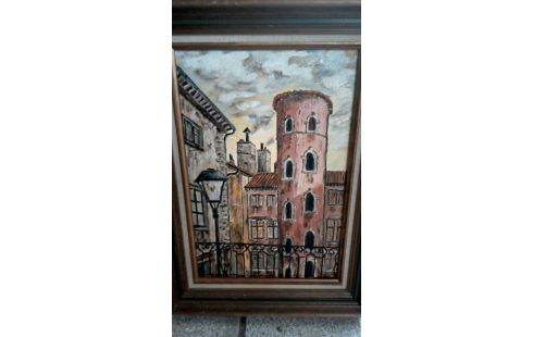 ÓLEO SOBRE LIENZO ROSA