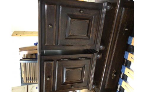 CHEVET CHENE FONCE LA PAIRE 1P + 1T