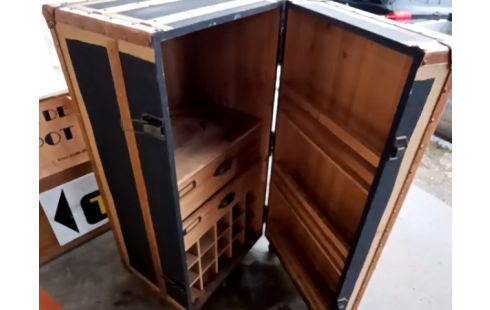 MALLE COFFRE RANGEMENT MULTI CASIERS