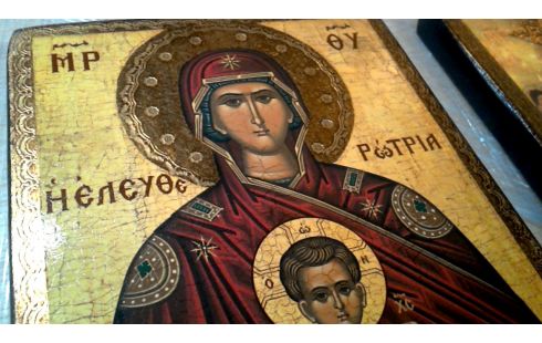 ICOON GOUDKLEUR HOUT ROOD