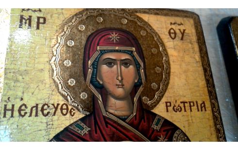 ICOON GOUDKLEUR HOUT ROOD