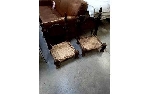 PAIRE DE CHAISES AFRICANISTES