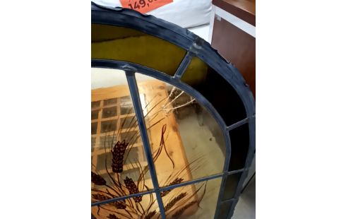 PAIRE DE VITRAUX SIGNÉS