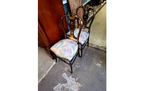 PAIRE DE CHAISES NAPOLEON III