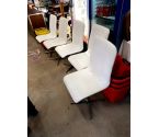 LOT DE 5 CHAISES SIMILI CUIR