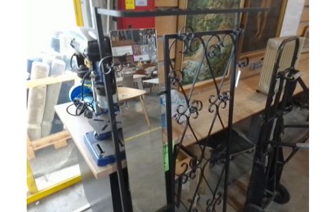 VESTIAIRE METAL MIROIR