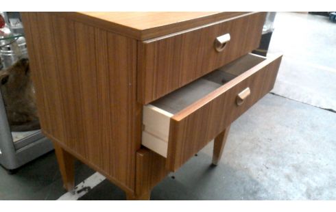 CHEVET VINTAGE 3 TIROIRS