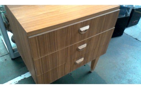 CHEVET VINTAGE 3 TIROIRS