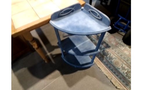 ETAGERE D ANGLE BLEUE 3N