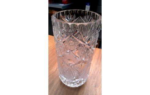 JARRÓN CRISTAL BOHEMIO