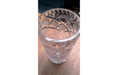 JARRÓN CRISTAL BOHEMIO