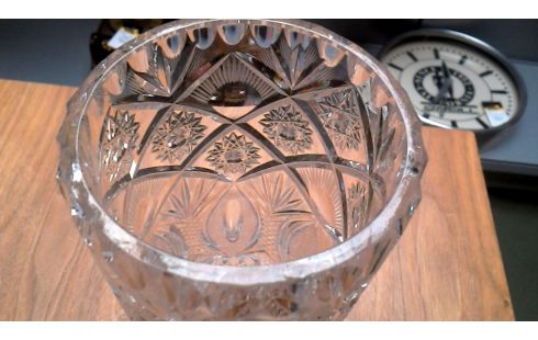 JARRÓN CRISTAL BOHEMIO