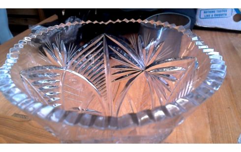 JARRÓN CRISTAL BOHEMIO