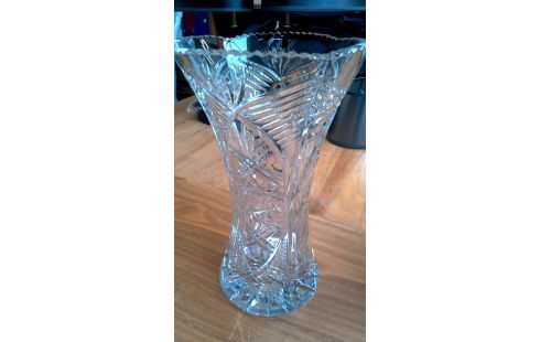 JARRÓN CRISTAL BOHEMIO