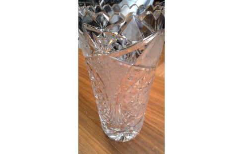 JARRÓN CRISTAL BOHEMIO