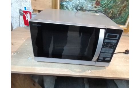 MICRO ONDES GRILL SHARP 900 WATTS GRIS