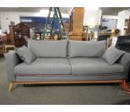 CANAPE CONVERTIBLE TISSU GRIS