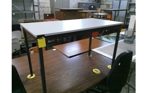TABLE GRISE 120X60