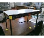 TABLE GRISE 120X60