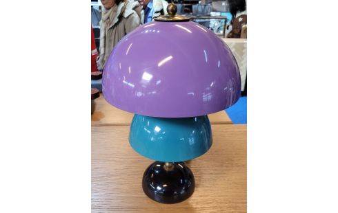 LAMPE VINTAGE DOUBLE CHAMPIGNON