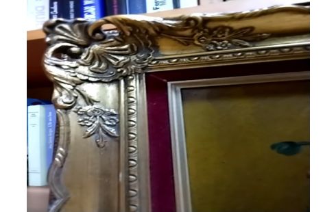 HUILE SUR TOILE Bouquet par g.Mallet