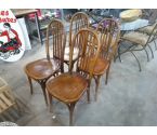 4 CHAISES BISTROT BOIS