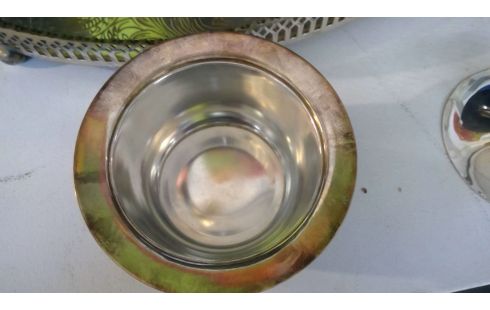 BOMBONERA ART DECO PLATEADO