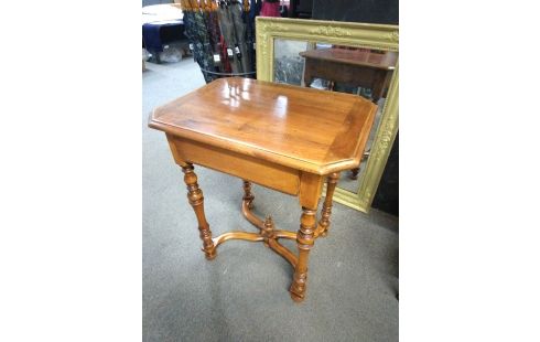 SELLETTE NOYER 1 TIROIR STYLE LOUIS XIII