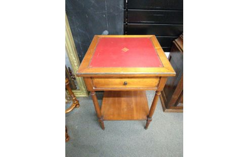 TABLE 1 TIROIR DESSUS CUIR