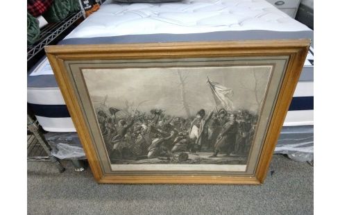 GRAVURE ANCIENNE NAPOLÉON ILE D'ELBE