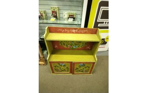 ETAGERE MURALE PEINTE 2 PORTES