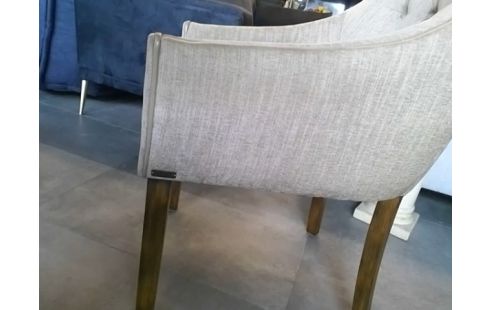 FAUTEUIL TISSUS/SKAI BEIGE GRANGE