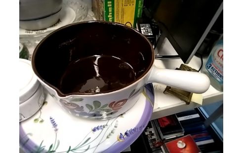 CASSEROLE FLEURS FAIT MAIN